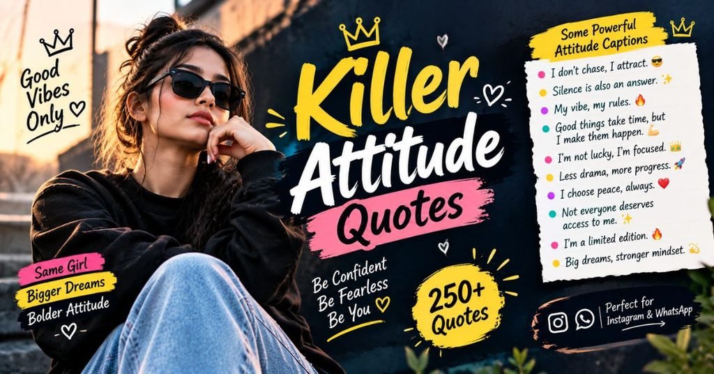 killer attitude caption in english