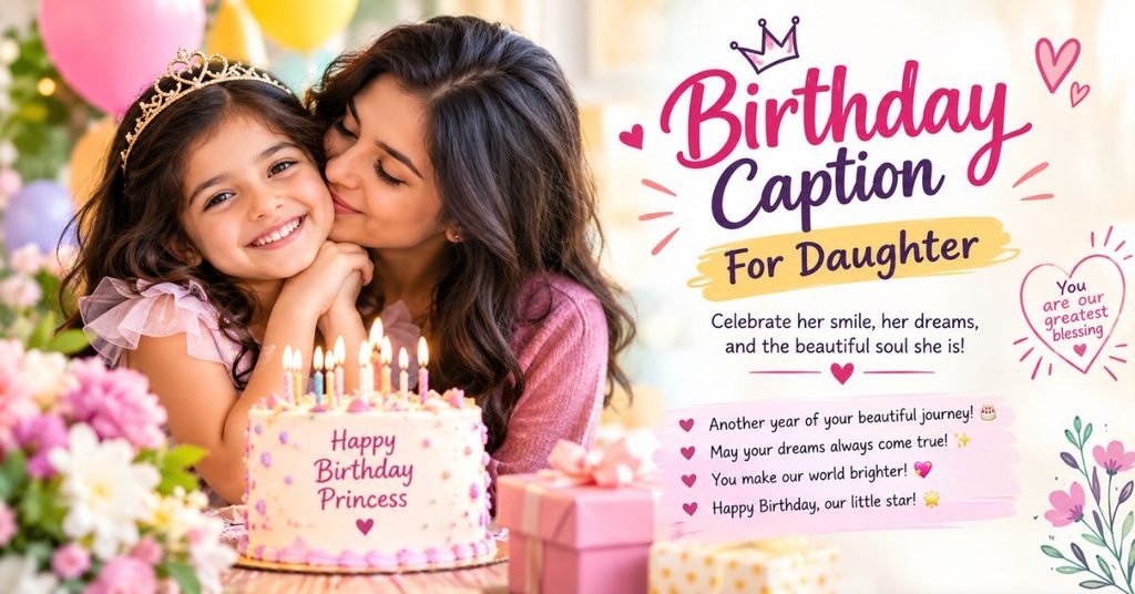 Birthday Caption For Daughter