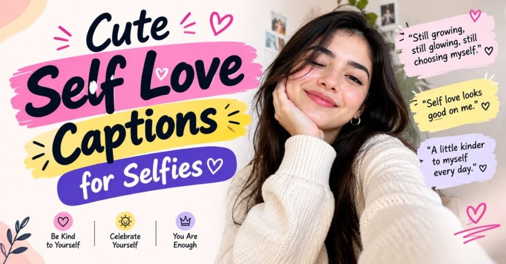 Cute Self Love Captions for Selfies