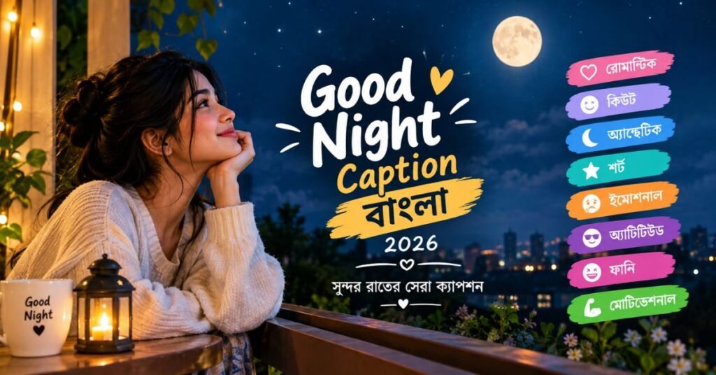 Good Night Caption Bengali