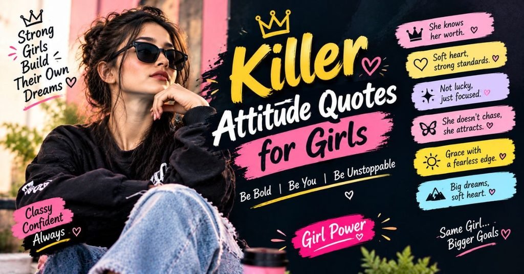 Killer Attitude Quotes for Girls
