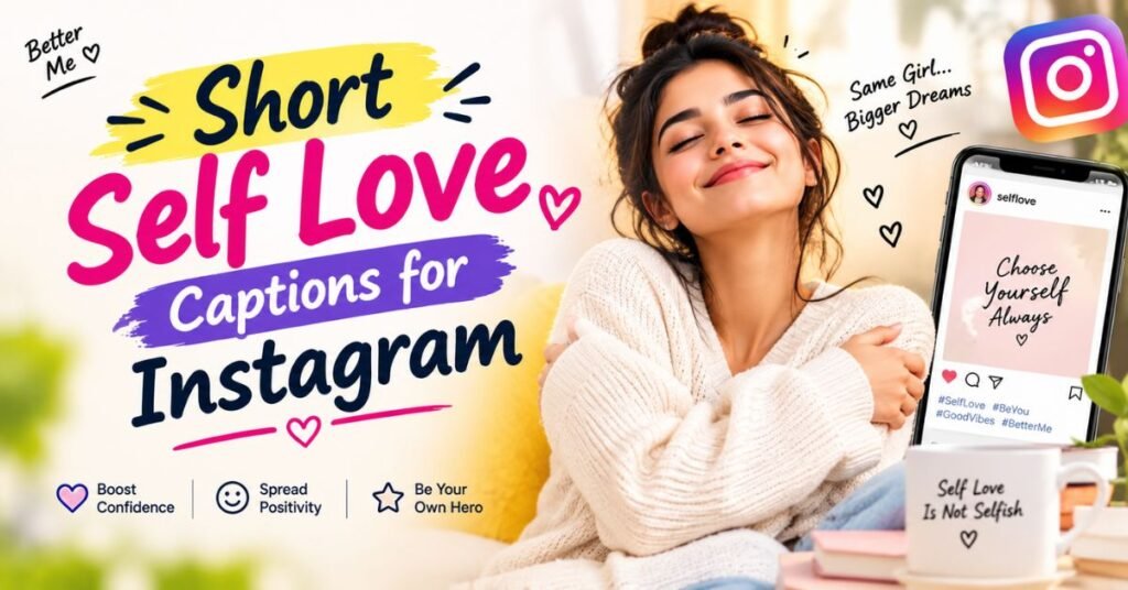 Short Self Love Captions for Instagram