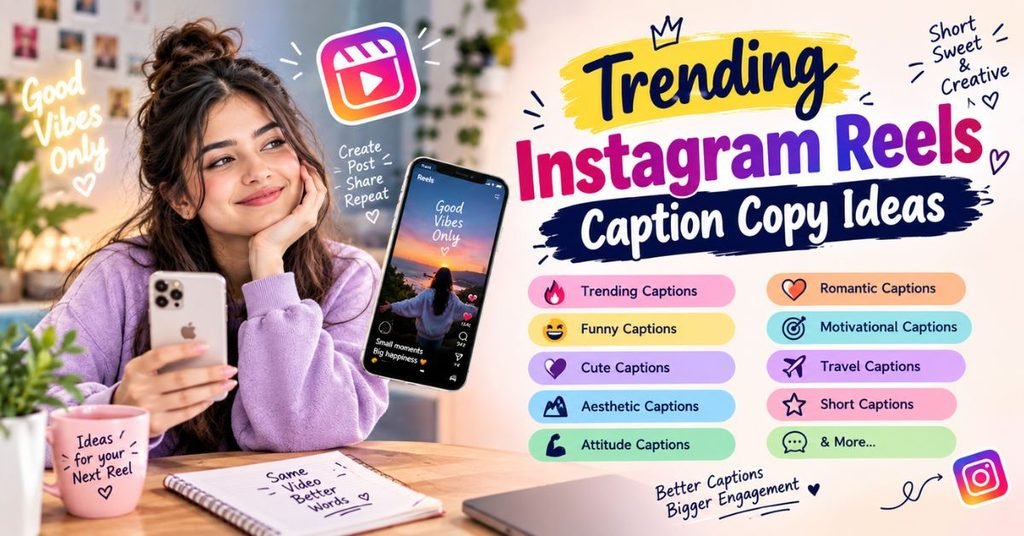 Trending Instagram Reels Caption Copy Ideas