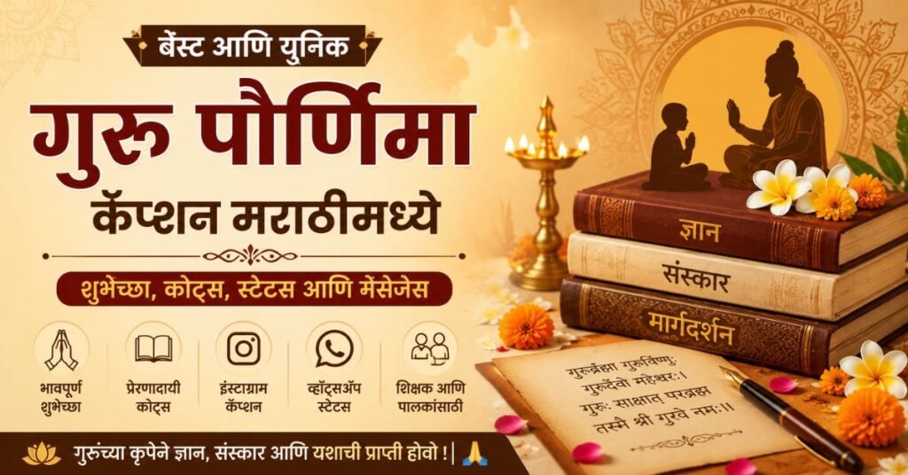 Guru Purnima Caption in Marathi