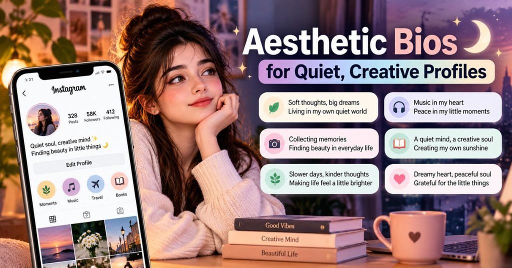 2 line bio for instagram for girl aesthetic