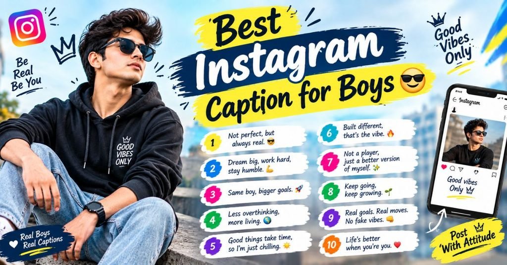 Best Instagram Caption for Boys 😎