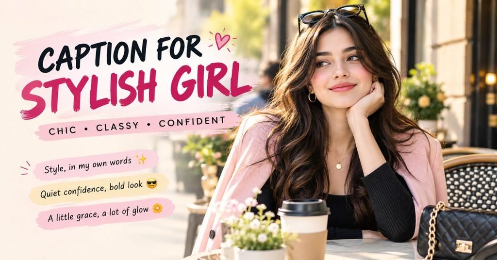 Caption for Stylish Girl: 2026’s Best Chic, Classy & Attitude Ideas