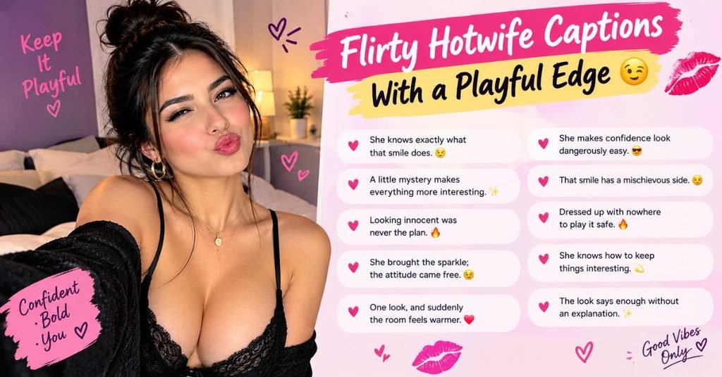 Flirty Hotwife Captions With a Playful Edge