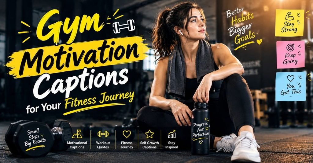 Gym Motivation Captions for Your Fitness Journey