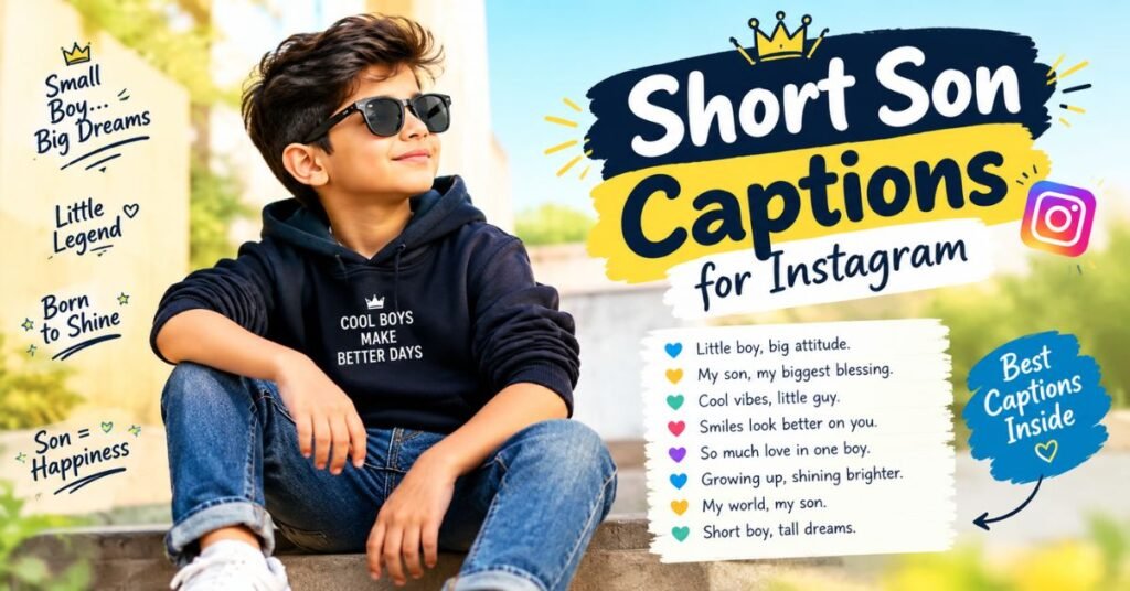 Short Son Captions for Instagram