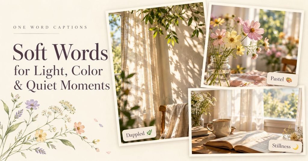 Soft Words for Light, Color, and Quiet Moments