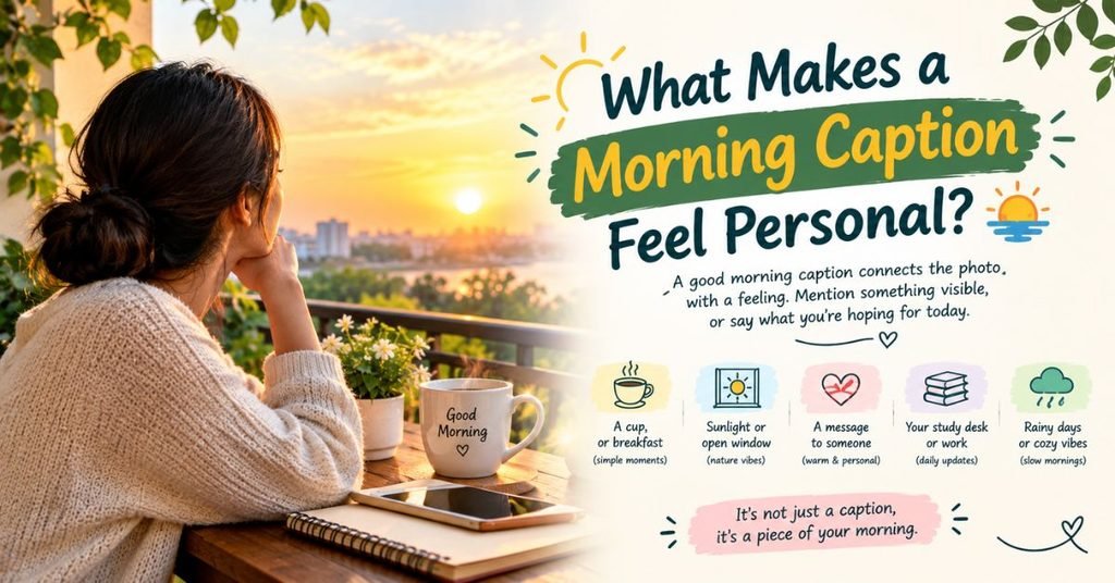 What Makes a Morning Caption Feel Personal? 🌅 good morning in Bengali