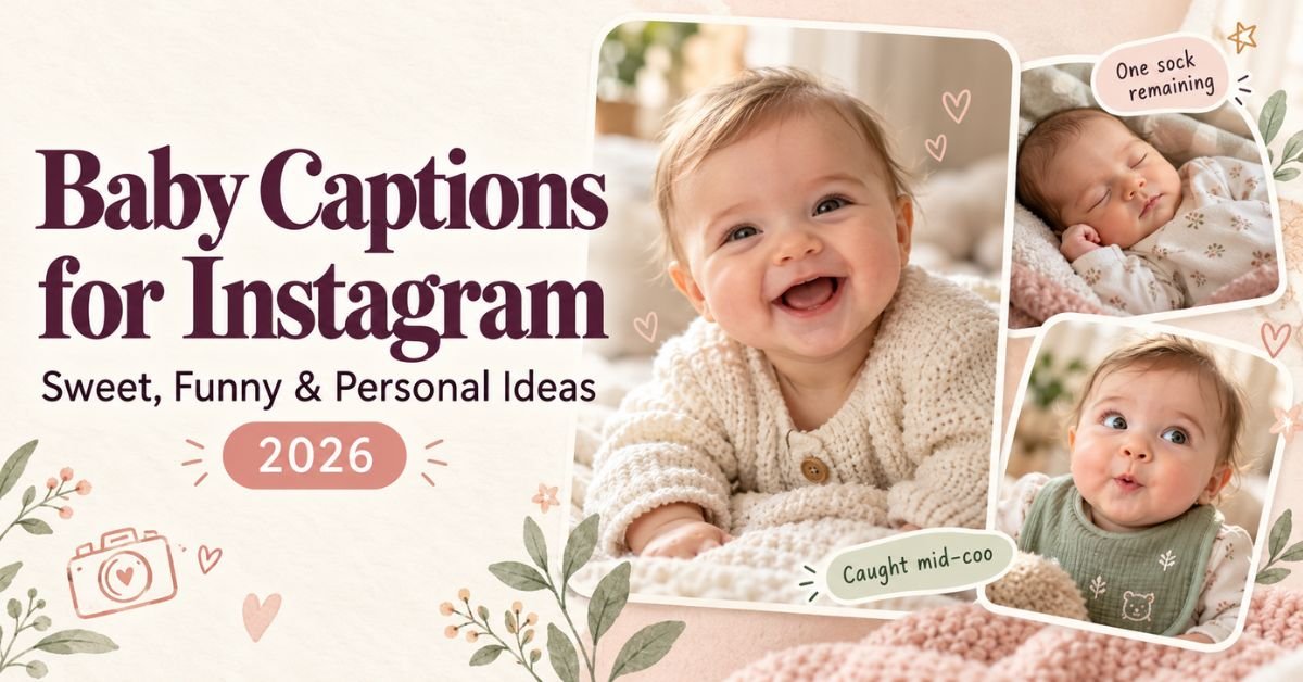 Sweet, Funny & Personal Baby Captions for Instagram